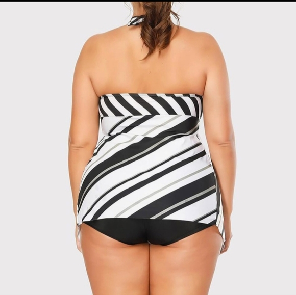 Swimsuits for all plus size 30 monokini 2 piece NWT - Picture 14 of 16